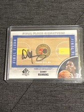 2012-13 SP Authentic Final Floor Signatures Danny Manning #DM Auto 🔥🔥🔥