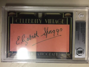 2017 Historic Vintage Celebrity Cuts Erika Slezak Signed Cut AUTO BGS BAS RARE! - Picture 1 of 1