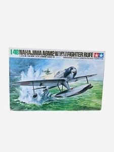 Tamiya Nakajima A6M2-N Fighter Rufe Float Plane Model Kit 1/48 Japan WW2 Open Bx - Picture 1 of 8