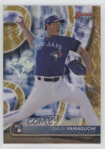 2020 Bowman's Best Gold Refractor /50 Shun Yamaguchi #1 Rookie RC