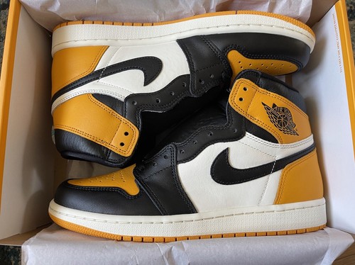 Jordan 1 punta gialla alta 'taxi' UK taglia 8