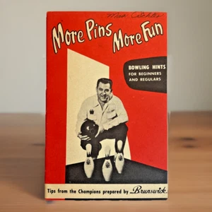 Più spille più divertenti ~ Brunswick ~ 1955 ~ suggerimenti da bowling ~ vintage - Foto 1 di 5