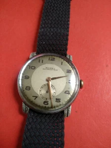 Vintage Nivrel Military DIal 15J Manual Wind Swiss Wristwatch_1108 - Picture 1 of 7
