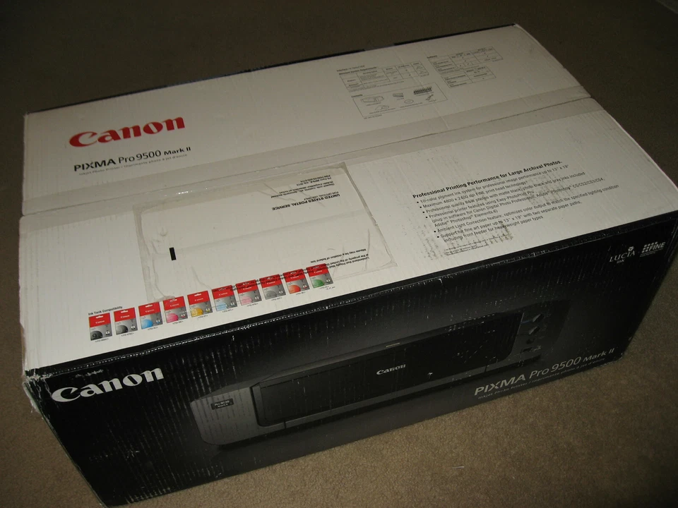 Brand New Canon PIXMA Pro 9500 Mark II Digital Photo Inkjet Printer - Image 1 of 1