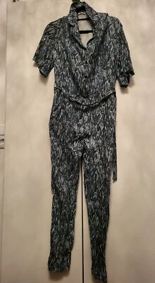 Jumpsuit Schwarz Overall 38 Neu - Bild 1 von 4