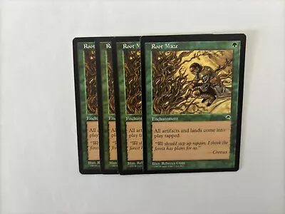 MTG 4X TEMPEST ROOT MAZE NM MAGIC THE GATHERING RARE ENCHANTMENT GREEN ENGLISH - Image 1 of 4