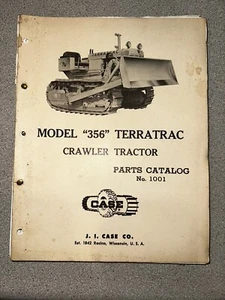 JI Case Model 356 Terratrac Crawler Tractor Dozer Parts Catalog Manual No.1001 - Picture 1 of 7