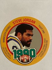 1990 King B Disc #6 Steve Jordan Minnesota Vikings