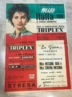 MANIFESTO MISS ITALIA E CINEMA TAORMINA  1958 SOPHIA LOREN