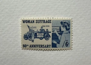 Scoot# 1406 - 1970 6c Woman Suffrage 50th Anniversary Rare Collectible Stamp - Picture 1 of 1