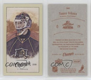 2009-10 Upper Deck Champ's Mini Red Back Tomas Vokoun #360