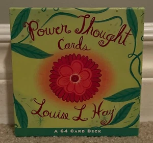 Power Thought Cards by Louise L. Hay 64 Card Affirmation Deck COMPLETE - 1999 - Photo 1 sur 12