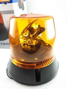 ECCO LED Amber Beacon Rotator 12v 24v Amber 3 Bolt Class 1 Traffic Control - Picture 1 of 10