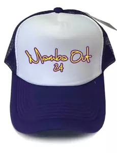 NETZ TRUCKER SCHAUMKAPPE BEDRUCKT MAMBA OUT 24 KOBE LOS ANGELES BASKETBALL LUSTIGE MÜTZE - Bild 1 von 6