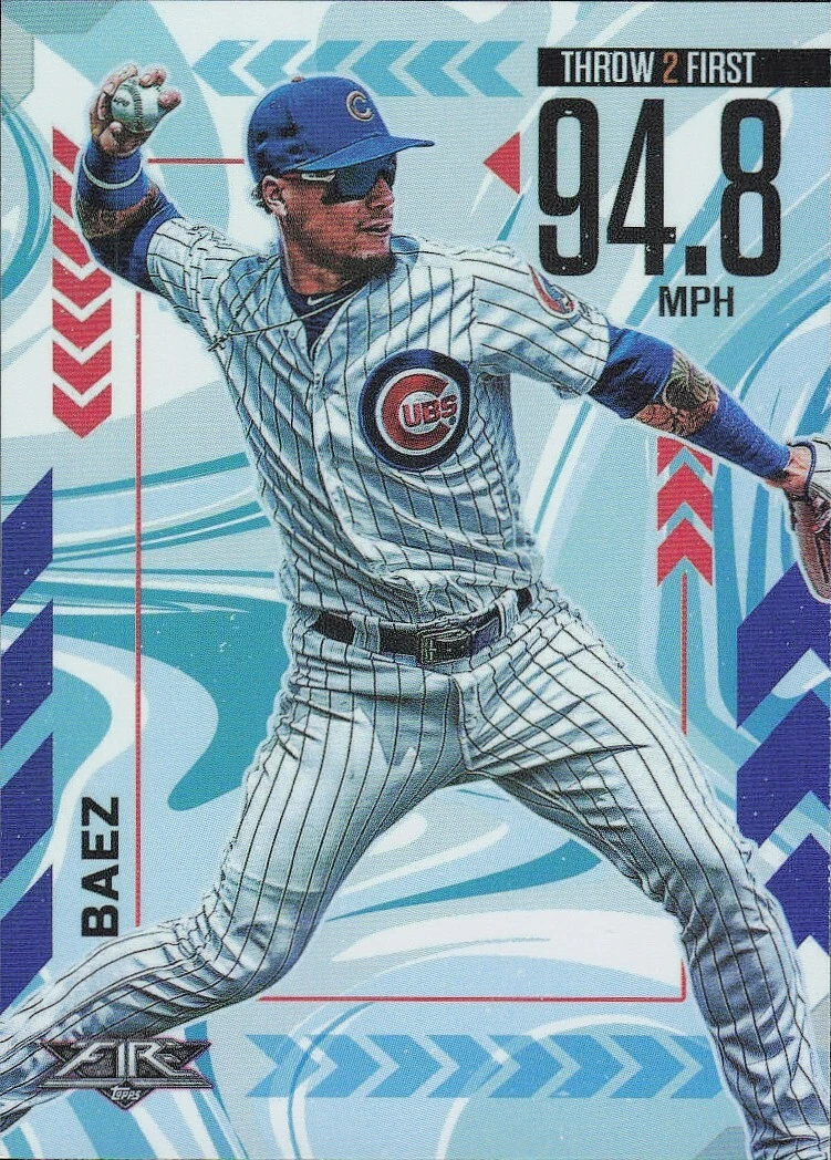 2020 Topps Fire Arms Ablaze Javier Baez #AA-10 Chicago Cubs