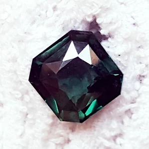 7.90 Ct Natural Asscher Green Paraiba Tourmaline Loose Gemstone Certified B98251 - Imagen 1 de 8