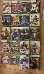 xbox 360 game lot ncaa football sonic unleashed transformers naruto storm dragon - Picture 1 of 12