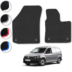Floor Mats for VW Caddy 2015-2021 Tailored Carpet Colour Trim Anti-Slip Van Mat - Picture 1 of 36