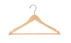 Wood All Purpose Hangers - Natural Wood - 17 inches - Case of 20