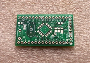 8x Platine für STM32G431/441 im LQFP32-Gehäuse (ohne Bauteile) FR4 HALbf Grün - Bild 1 von 12