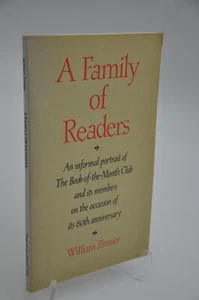 A Family of Readers - William Zinsser Book of the Month Club (Paperback, 1986) - Picture 1 of 7