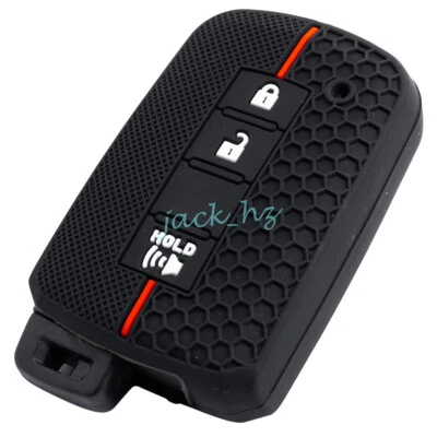 Funda de llavero inteligente de gel de sílice de 3 botones para Toyota Highlander RAV4 Tacoma Foto 1 de 4