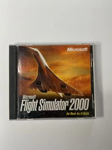 Microsoft Flight Simulator 2000 As Real as it Gets PC 1999 2 Discs Euc - Picture 1 of 3