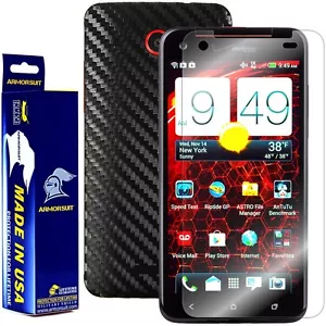 ArmorSuit MilitaryShield HTC Droid DNA Screen Protector + Black Carbon Fiber USA - Picture 1 of 6