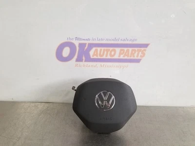 24 2024 VOLKSWAGEN ATLAS SE TECHNOLOGY STEERING WHEEL SRS PAD BLACK LEFT DRIVER - Image 1 of 4