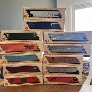 IHC HO Scale 12 Boxcars Assortment Lot NIB NOS Santa Fe Northern Pacific Dixie L - Bild 1 von 12