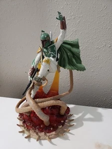 BOBA FETT Sarlacc Escape Hasbro Star Wars 2003 Figur Statue - Bild 1 von 7