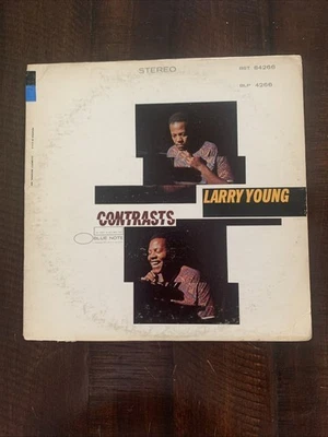 LARRY YOUNG Contrasts 1968 BLUE NOTE Van Gelder BST 84266 Vinyl Record VG+/VG Foto 1 de 4