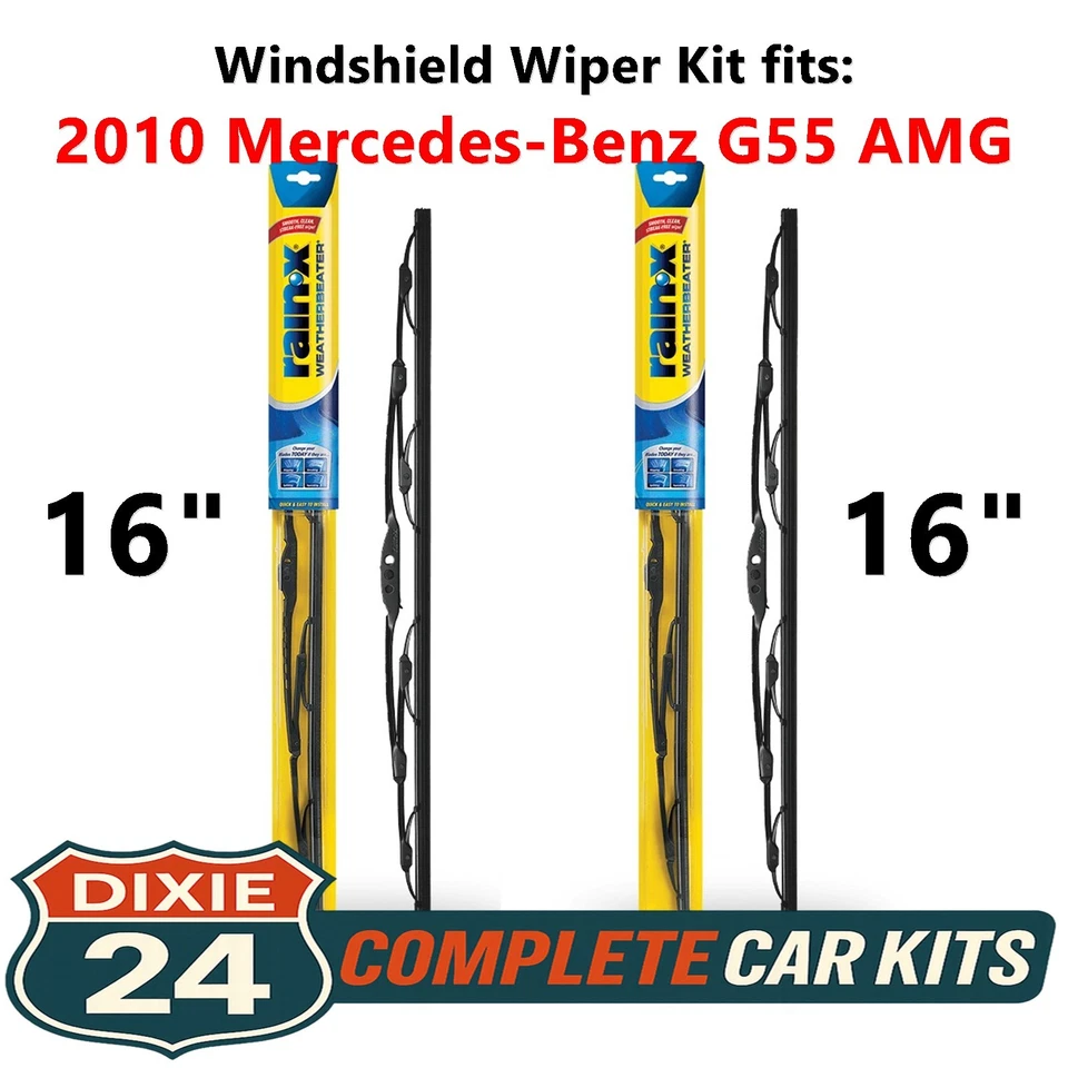Rain-X Weatherbeater Wiper Kit fits: 2010 Mercedes-Benz G55 AMG (16" & 16") Foto 1 de 4
