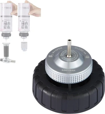 Adaptador de llenado de butano, adaptador de recarga de gas, punta adaptadora de llenado de boquilla de butano para uso con Foto 1 de 2