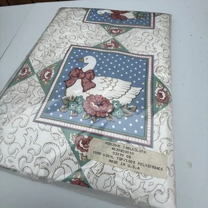 Tovaglia vinile oche stile nucleo cottage vintage LEGGI 52x90 Monique - Foto 1 di 4