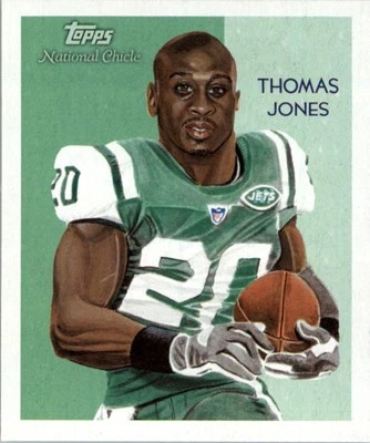 2009 Topps National Chicle Mini Bazooka Back #188 Thomas Jones - FB - Image 1 of 2