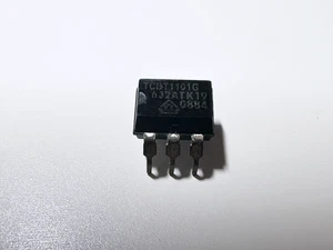TCDT1101G TFK Phototransistor Optocoupler 40 to 80 CTR 5000Vrms Isolation DIP-6 - Picture 1 of 1