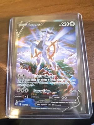 Pokémon TCG Arceus v Alternate Art Holo Ultra Rare Card 166/172 Brilliant Stars - Image 1 of 2