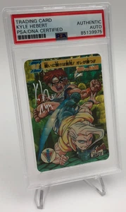 KYLE HEBERT AUTO Trading card STREET FIGHTER ZERO Signed on Card PSA AUTHENTIC - Picture 1 of 11