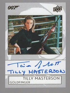 TANIA MALLET AS TILLY MASTERSON 2019 UPPER DECK JAMES BOND INSCRIPTIONS AUTO - Picture 1 of 2