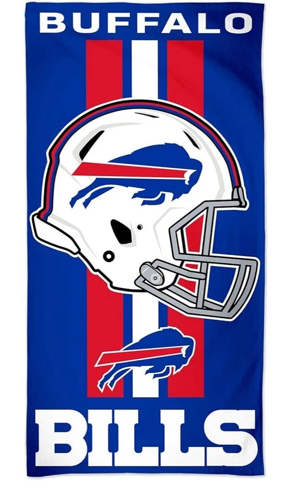 Toalla de playa Buffalo Bills 30X60 Josh Allen NFL Foto 1 de 3