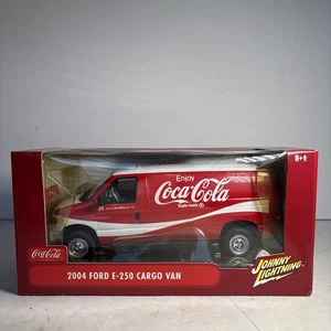 Johnny Lightning 2004 Ford E-250 Cargo Van 1:24 Coca-Cola Diecast NIB - Picture 1 of 6
