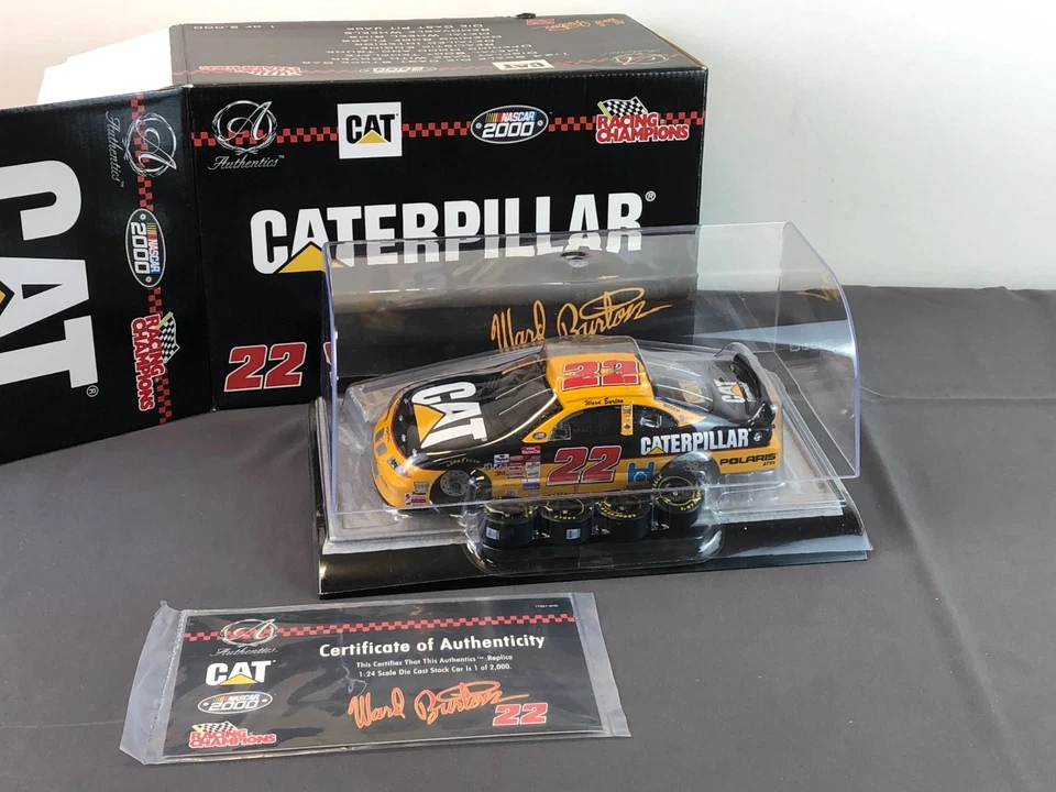 Racing Champions Nascar 2000 1:24 Diecast CATERPILLAR #22 WARD BURTON Pontiac - Image 1 of 4