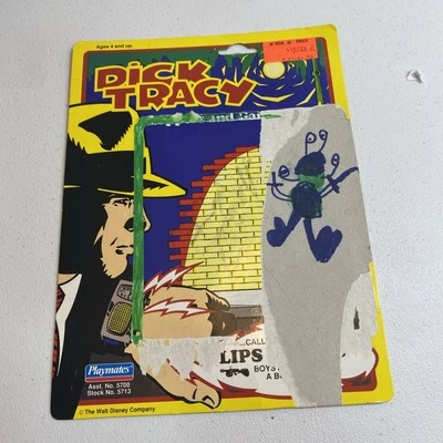 Reverso de tarjeta Dick Tracy Lips Manlis 1990 Foto 1 de 4