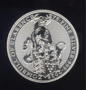 Zombull of Clarence Zombucks World 1oz redondo de plata - Imagen 1 de 2