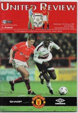 United REVIEW-Manchester United V Arsenal - 17th FEBBRAIO 1999-VOL 60 NO 20