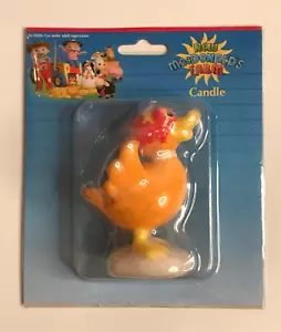 New MacDonalds Farm 2004 Dash The Duck Candle In Packet 6.5 cm 7.5 cm - Picture 1 of 7