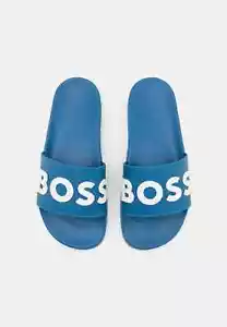 Sandalias Hugo Boss Kirk Pool Sliders Reino Unido 8 Chanclas Slides PVP £79 NUEVAS EN CAJA - Imagen 1 de 8