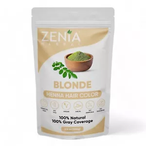 Zenia Organic Henna Hair Color Dye BLONDE 100g - Picture 1 of 1