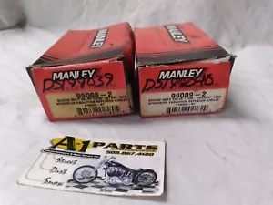 NOS Manley Stainless Steel Intake & Exhaust Valves Harley 87-03 XL Sportster Evo - Bild 1 von 3